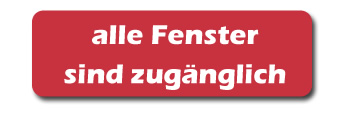 Fenster sind zugänglich